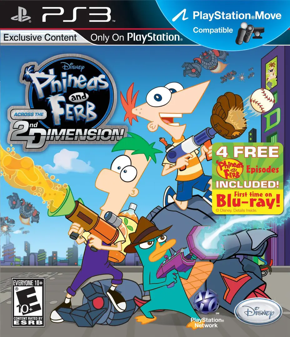 Capa de Phineas and Ferb: Across the 2nd Dimension