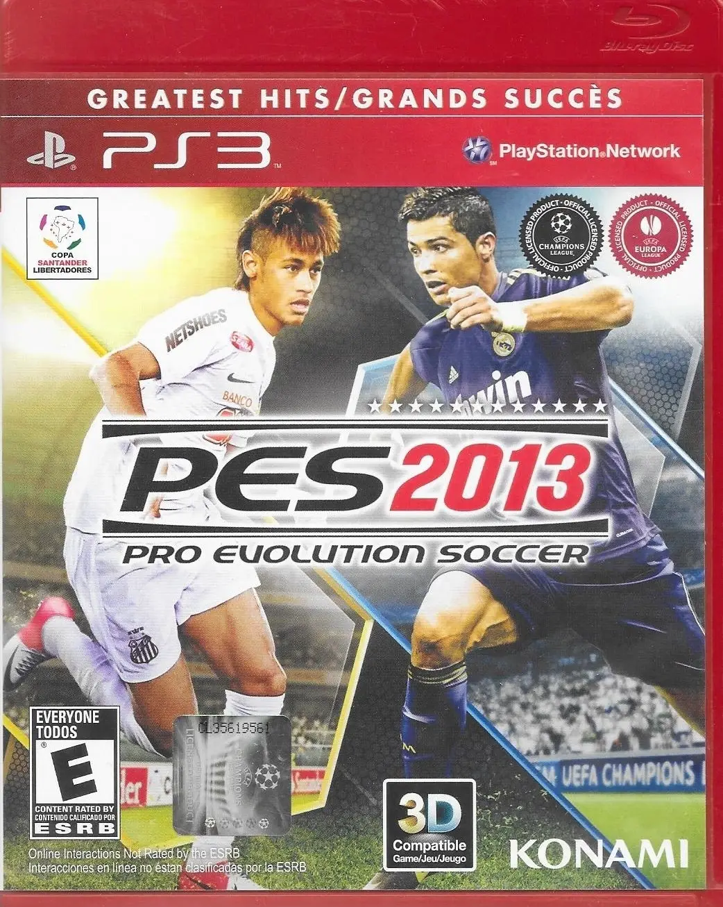 Capa de Pro Evolution Soccer 2013 [Greatest Hits]