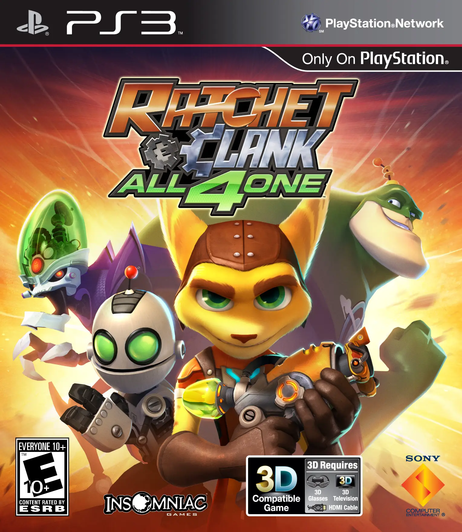 Capa de Ratchet & Clank: All 4 One
