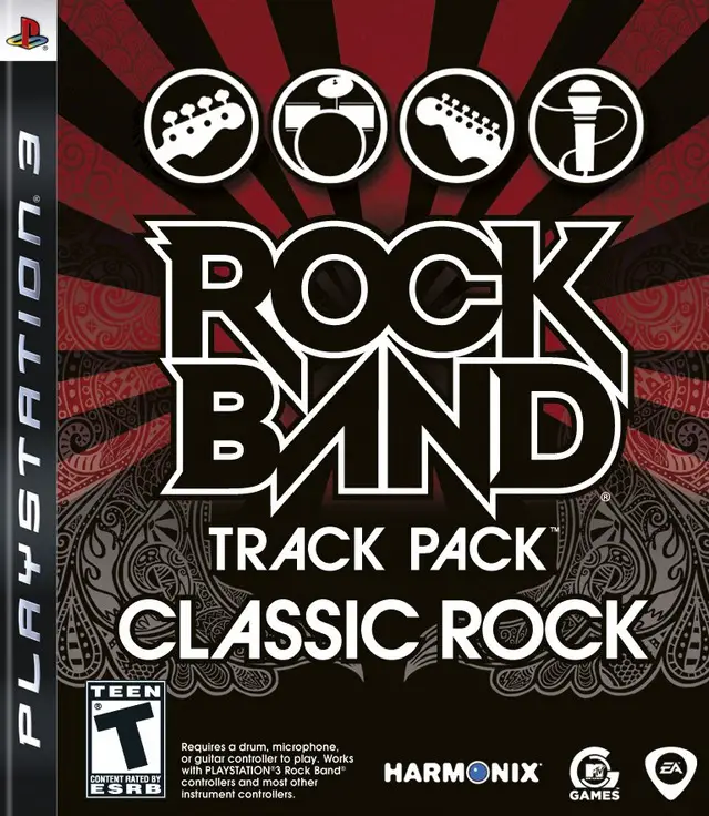 Capa de Rock Band Track Pack: Classic Rock