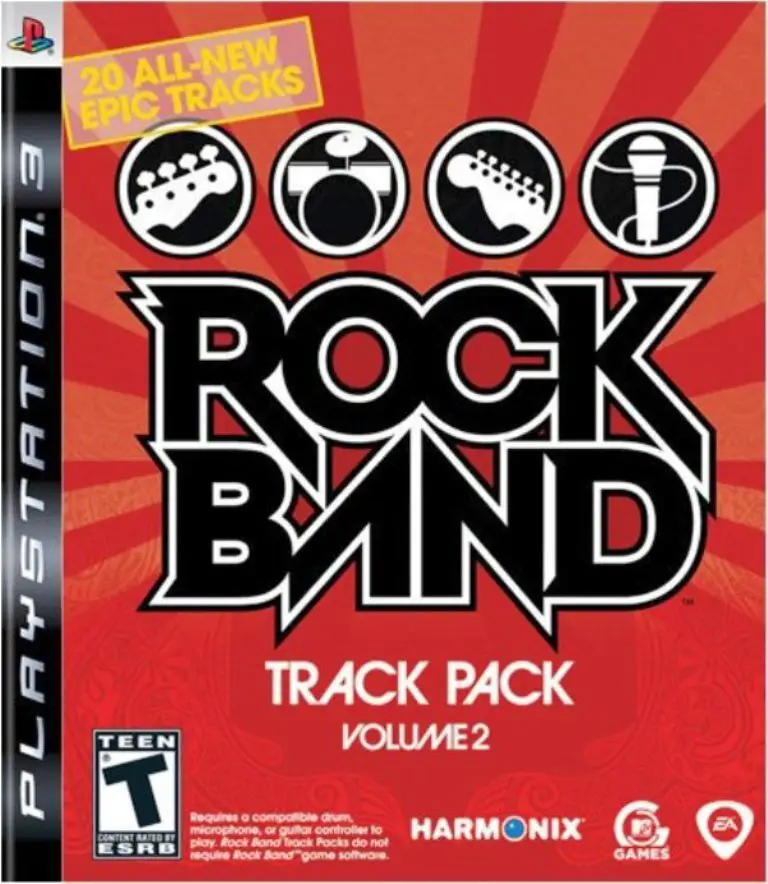 Capa de Rock Band Track Pack Volume 2