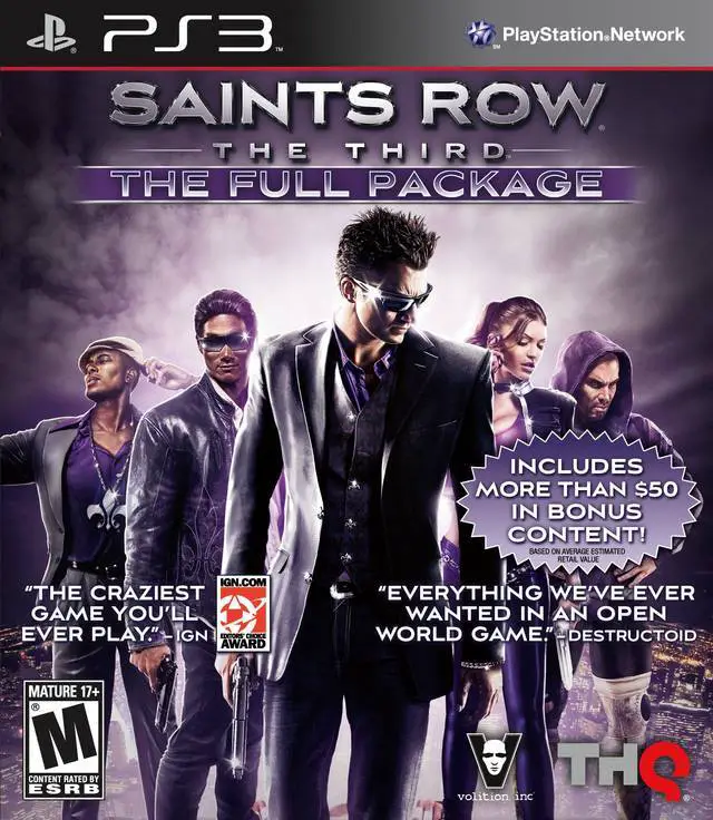 Capa de Saints Row: The Third The Full Package