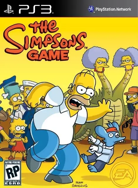 Capa de Simpsons Game
