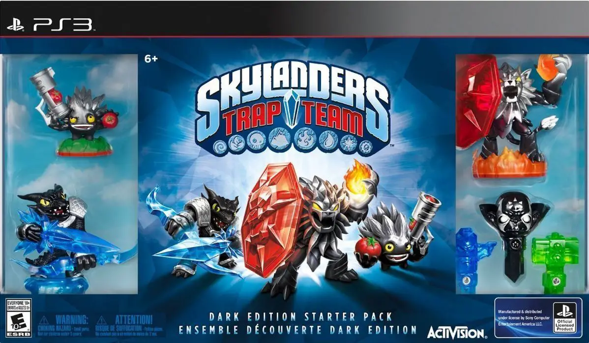 Capa de Skylanders Trap Team [Dark Edition Starter Pack]