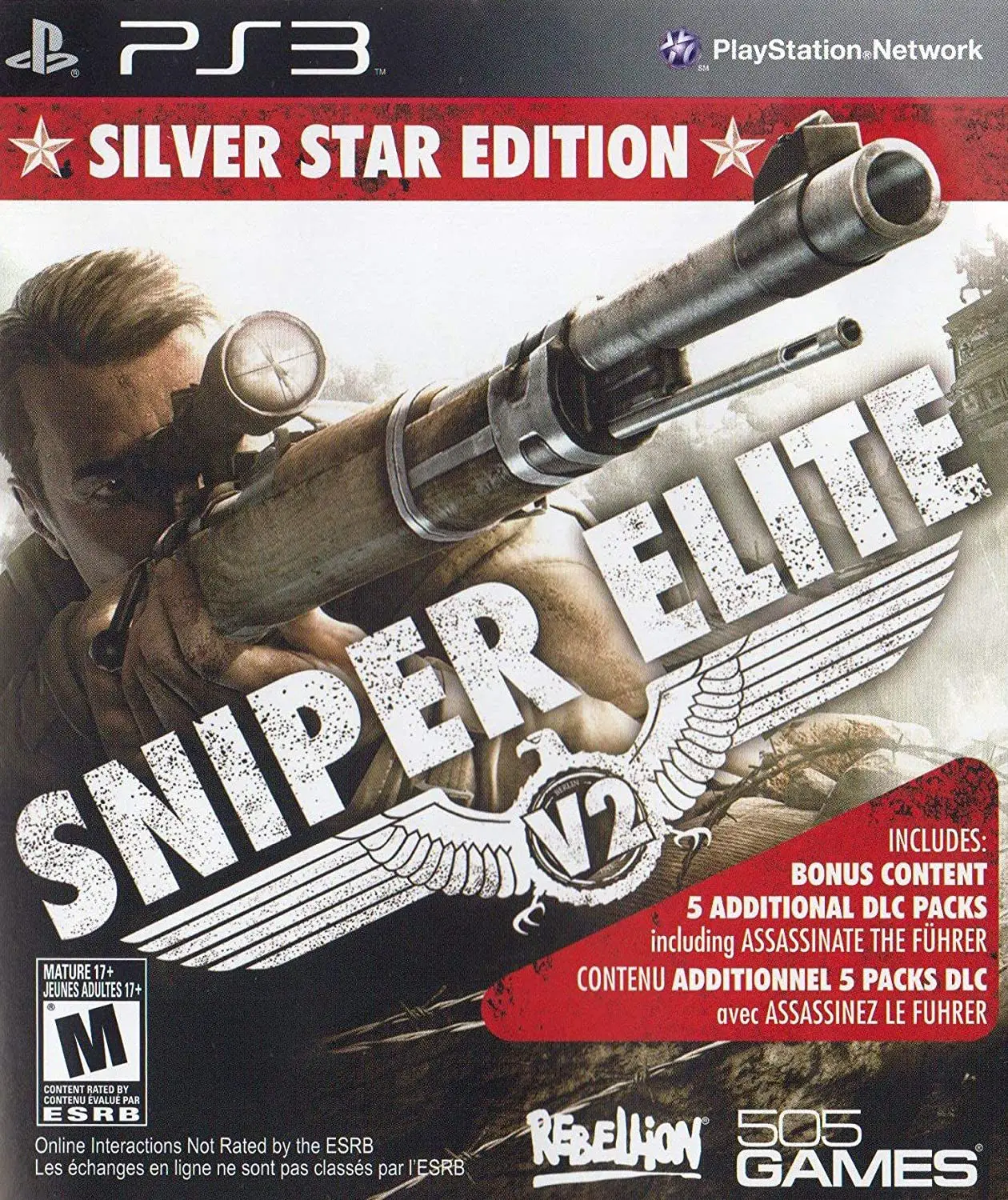 Capa de Sniper Elite V2 [Silver Star Edition]