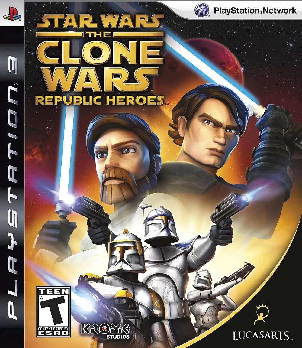 Capa de Star Wars: The Clone Wars Republic Heroes