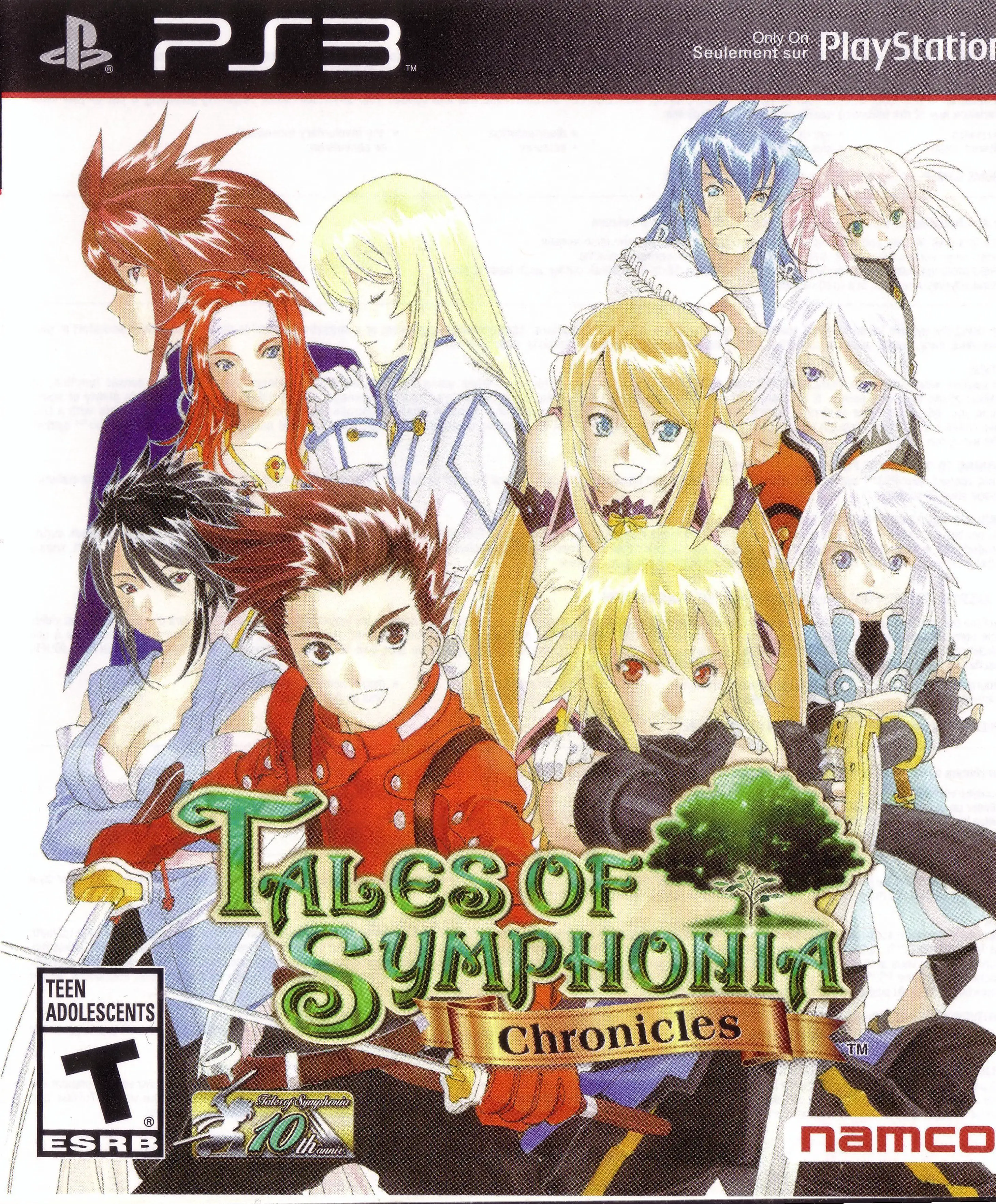 Capa de Tales of Symphonia Chronicles