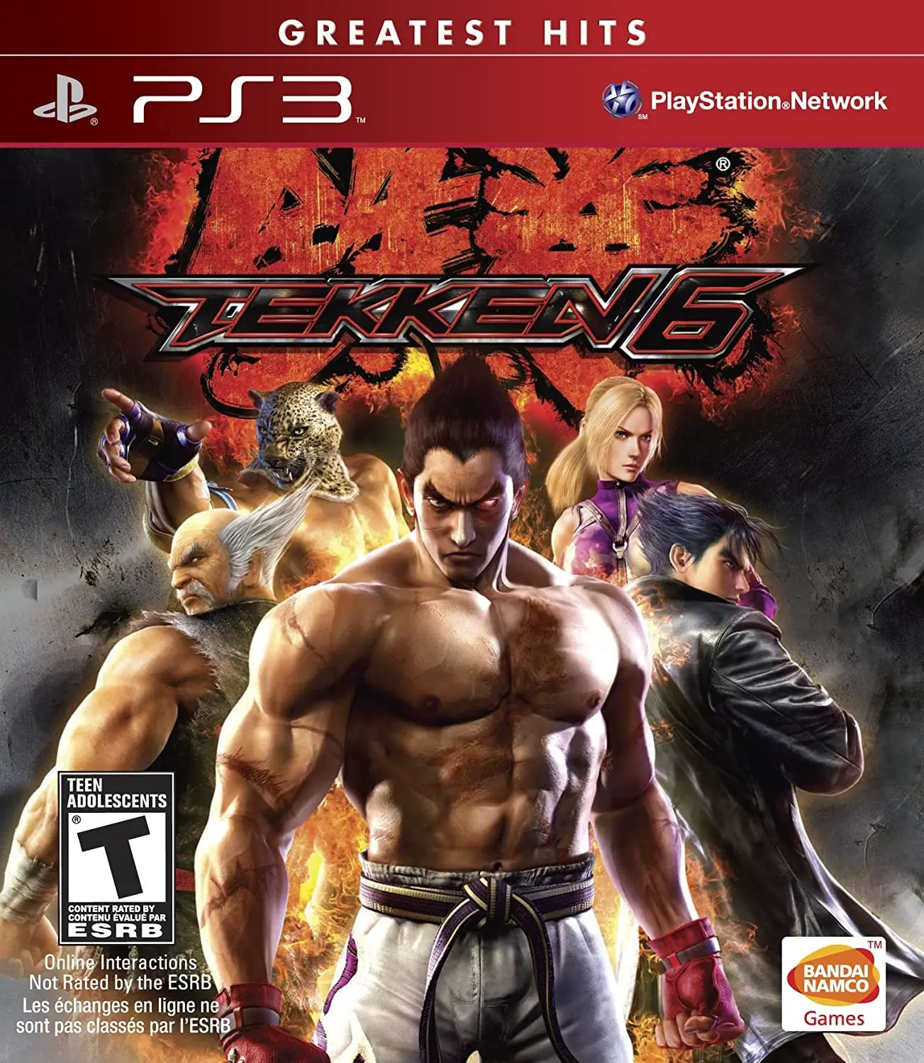 Capa de Tekken 6 [Greatest Hits]