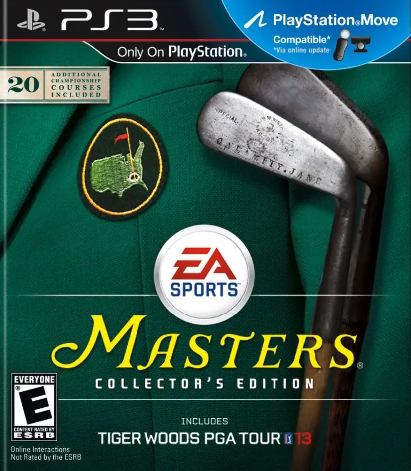 Capa de Tiger Woods PGA Tour 13: Masters Collector's Edition
