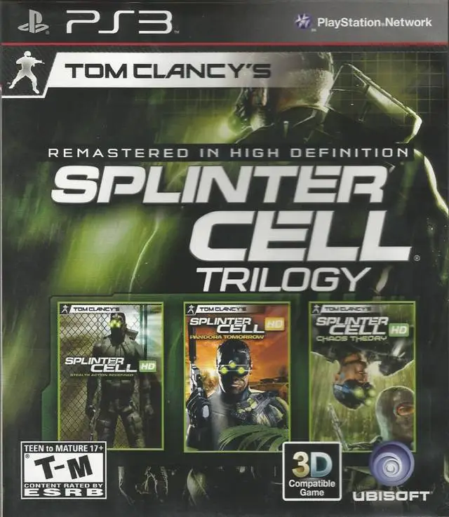 Capa de Tom Clancy's Splinter Cell Classic Trilogy HD