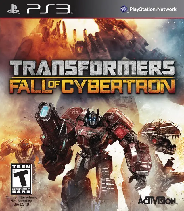 Capa de Transformers: Fall of Cybertron