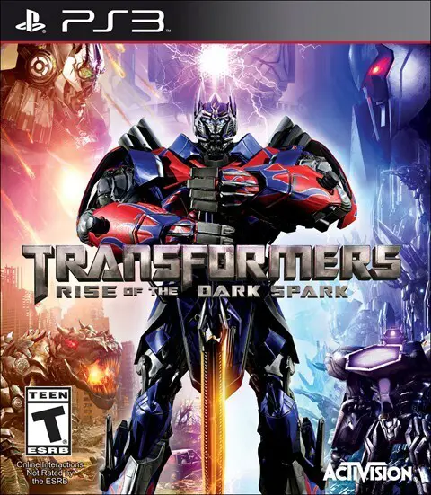 Capa de Transformers: Rise of the Dark Spark
