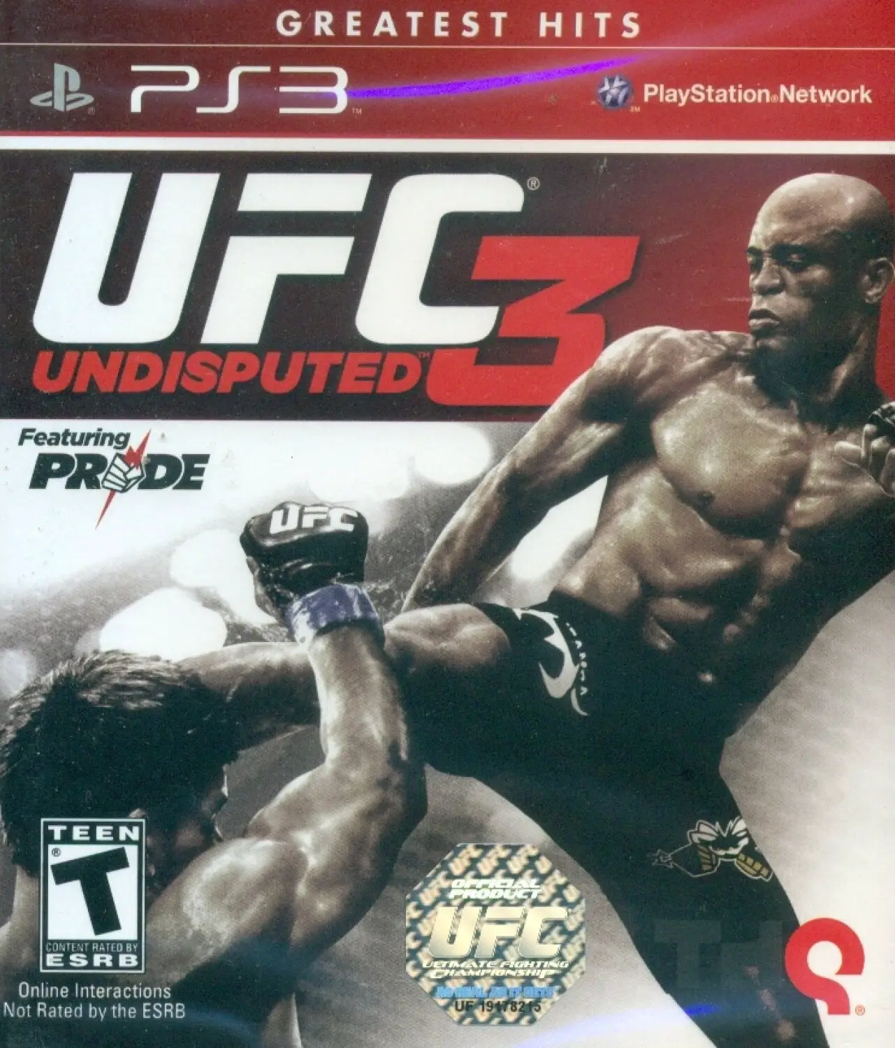 Capa de UFC Undisputed 3 [Greatest Hits]