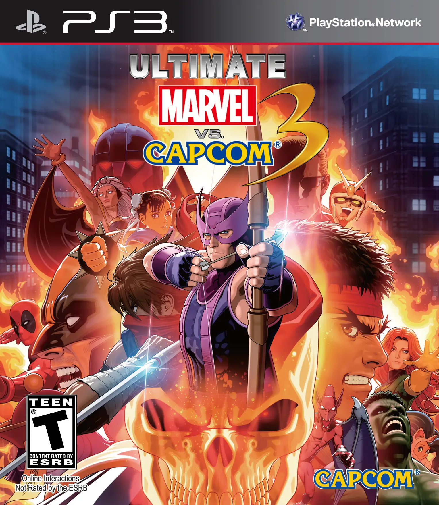 Capa de Ultimate Marvel vs. Capcom 3