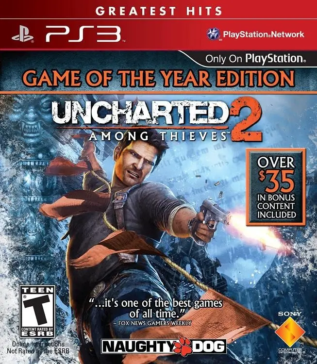 Capa de Uncharted 2: Among Thieves [Game of the Year Edition] [Greatest Hits]