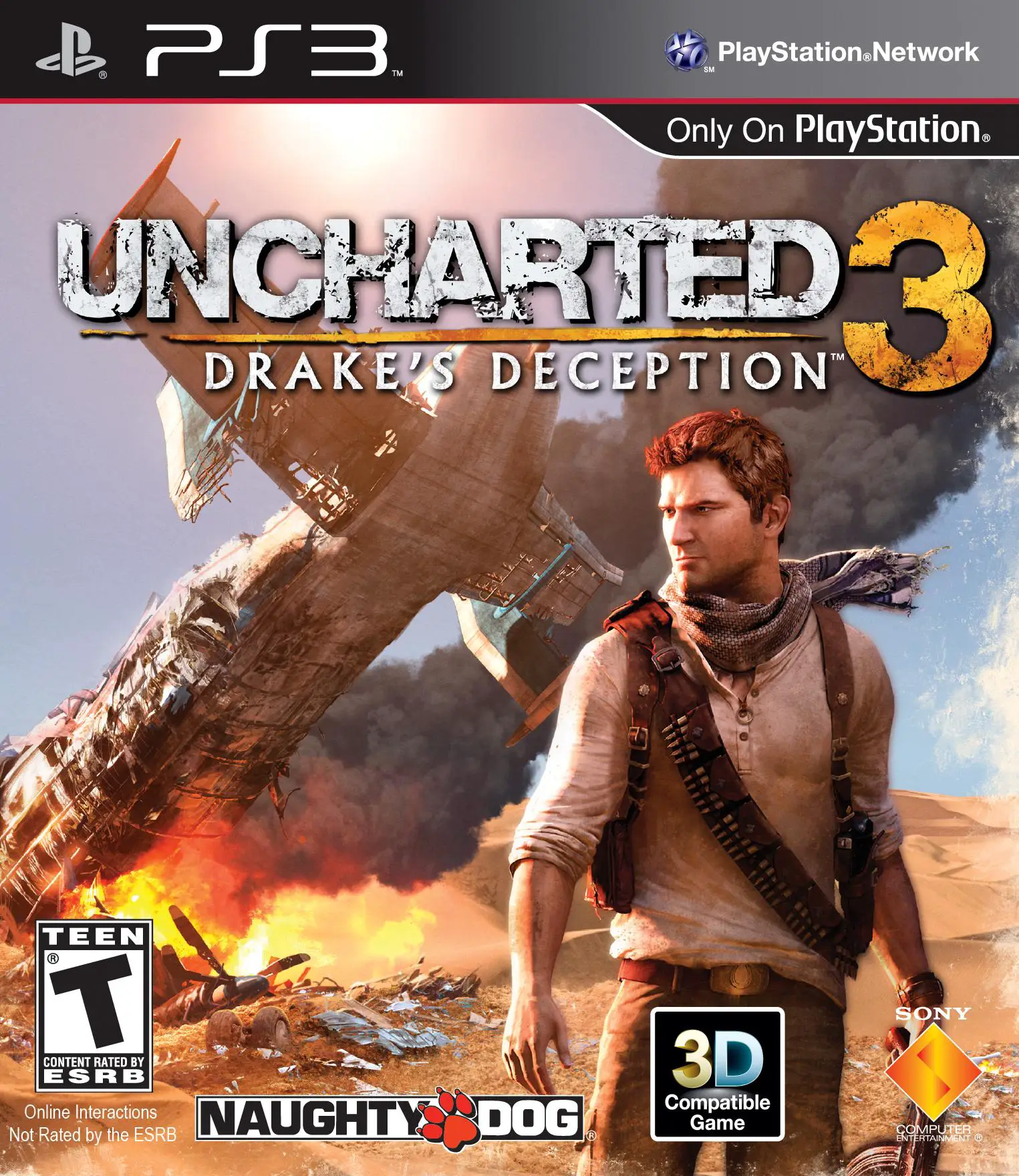 Capa de Uncharted 3: Drake's Deception