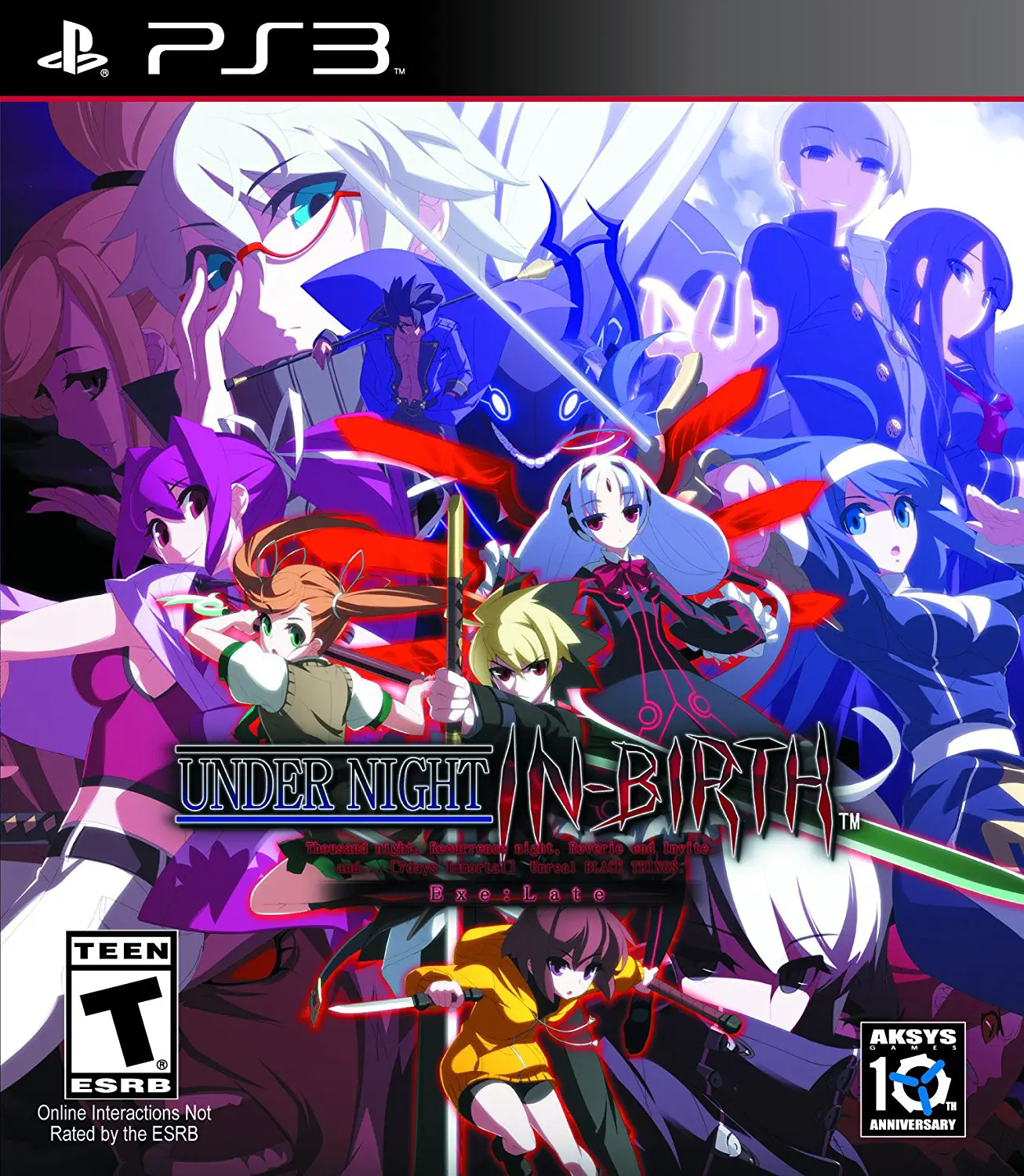 Capa de Under Night In-Birth Exe:Late
