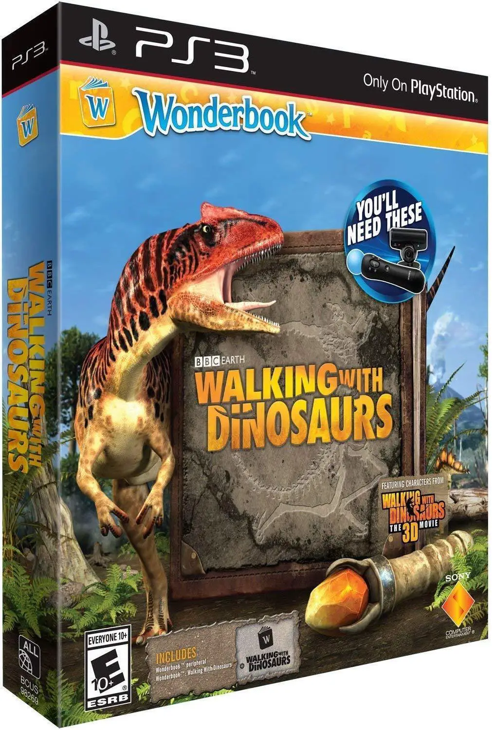 Capa de Wonderbook: Walking with Dinosaurs