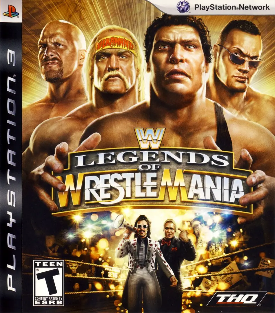 Capa de WWE Legends of Wrestlemania