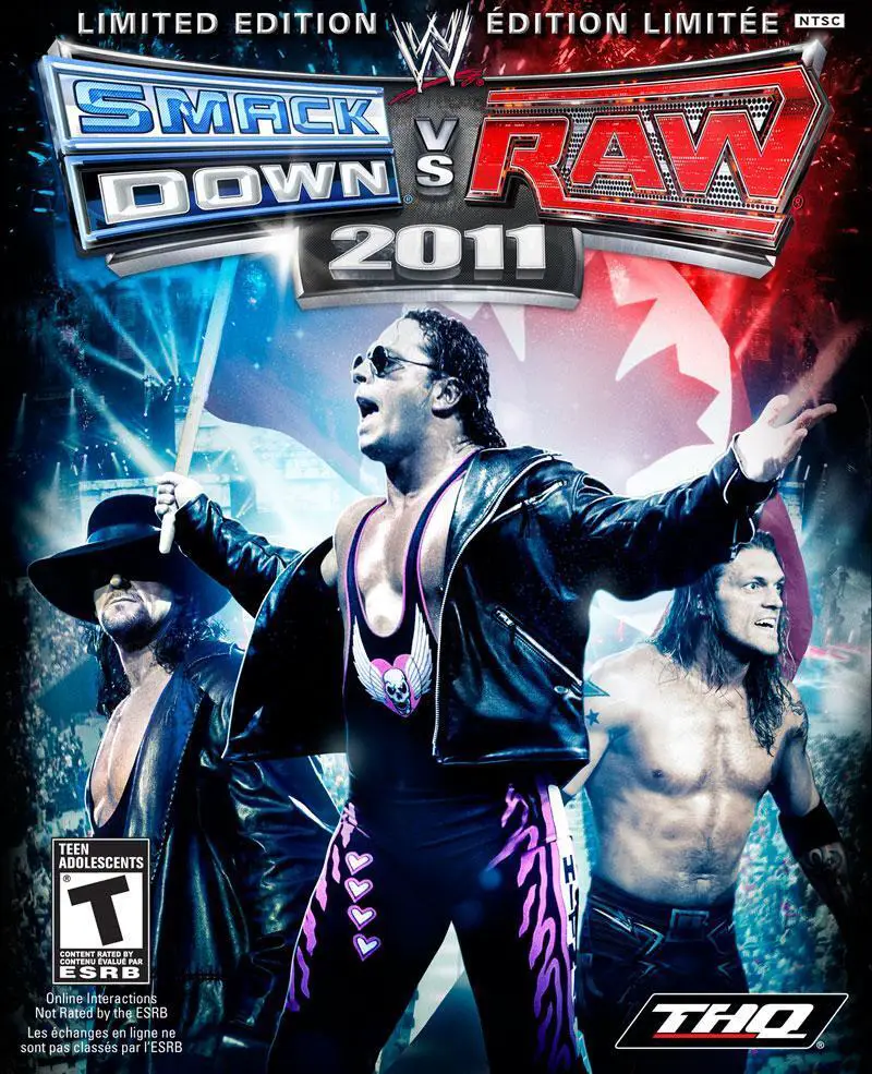 Capa de WWE Smackdown vs. Raw 2011 [The Hit Man Edition]