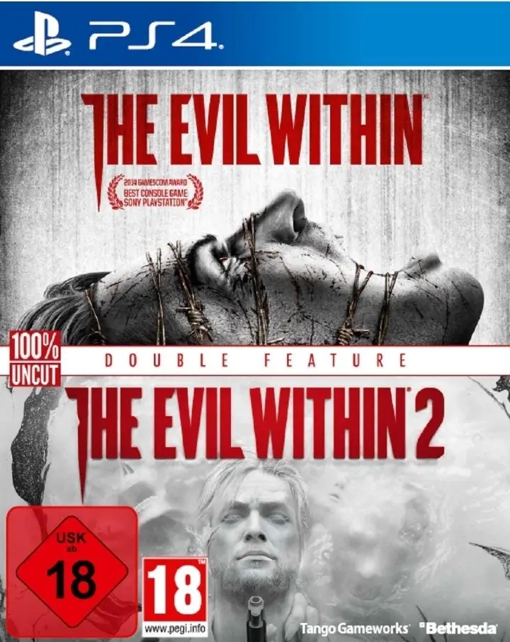 Capa de Evil Within Double Feature