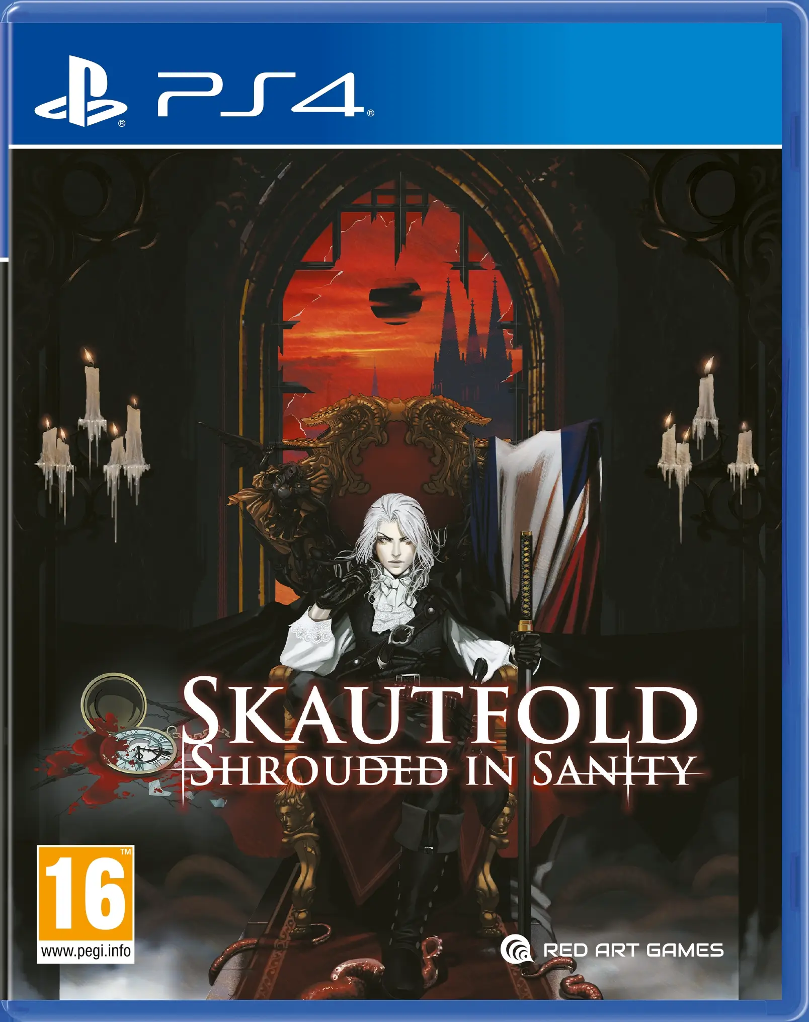 Capa de Skautfold: Shrouded in Sanity