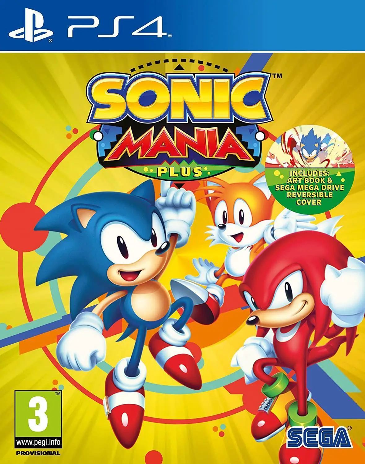 Capa de Sonic Mania Plus