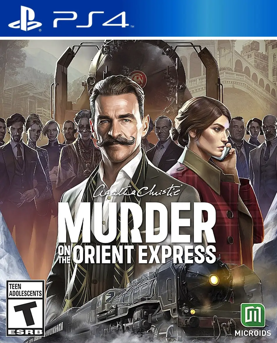 Capa de Agatha Christie - Murder on the Orient Express