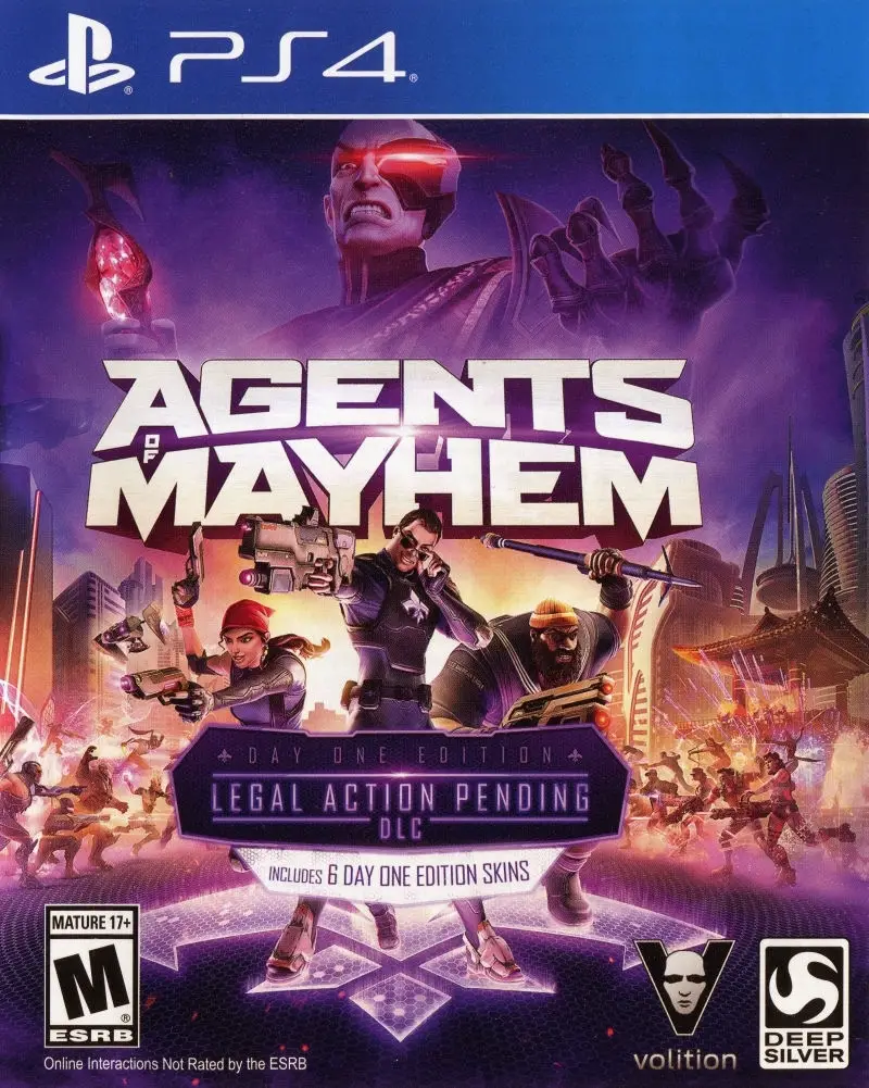 Capa de Agents of Mayhem