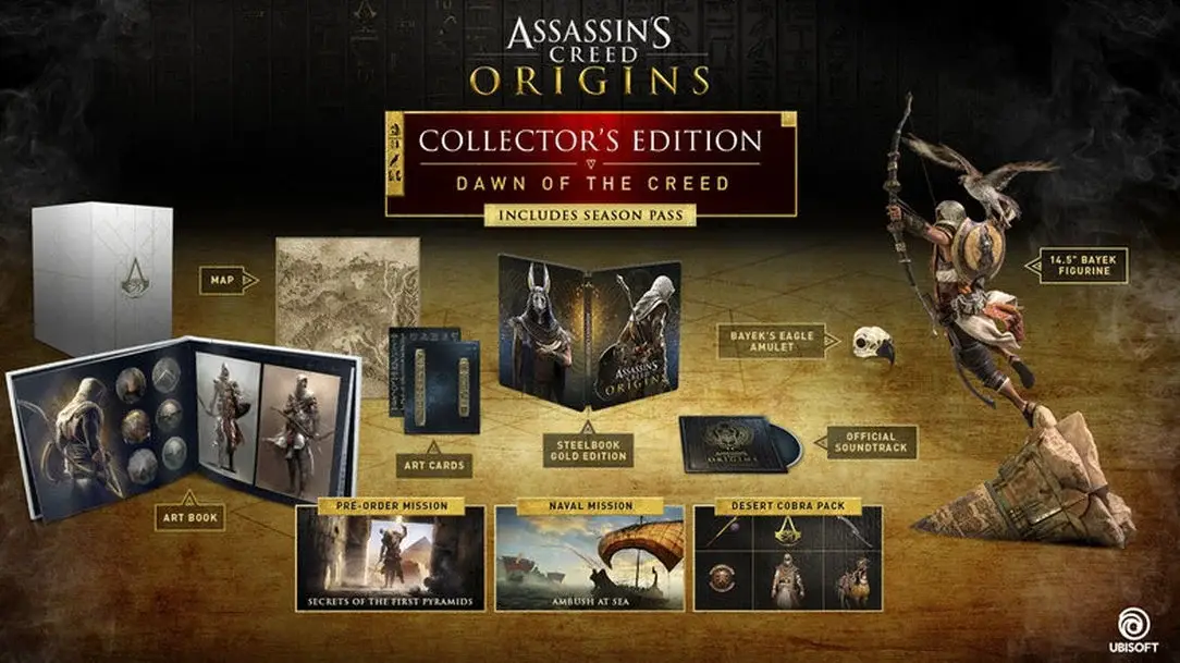 Capa de Assassin's Creed: Origins [Dawn of the Creed Collector's Edition]