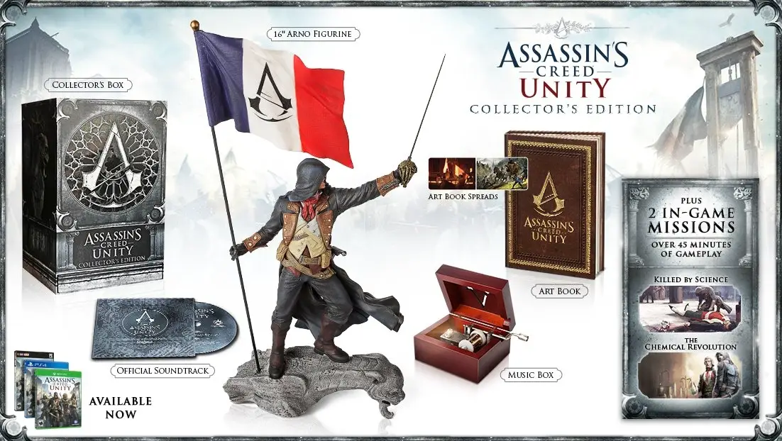 Capa de Assassin's Creed Unity [Collector's Edition]