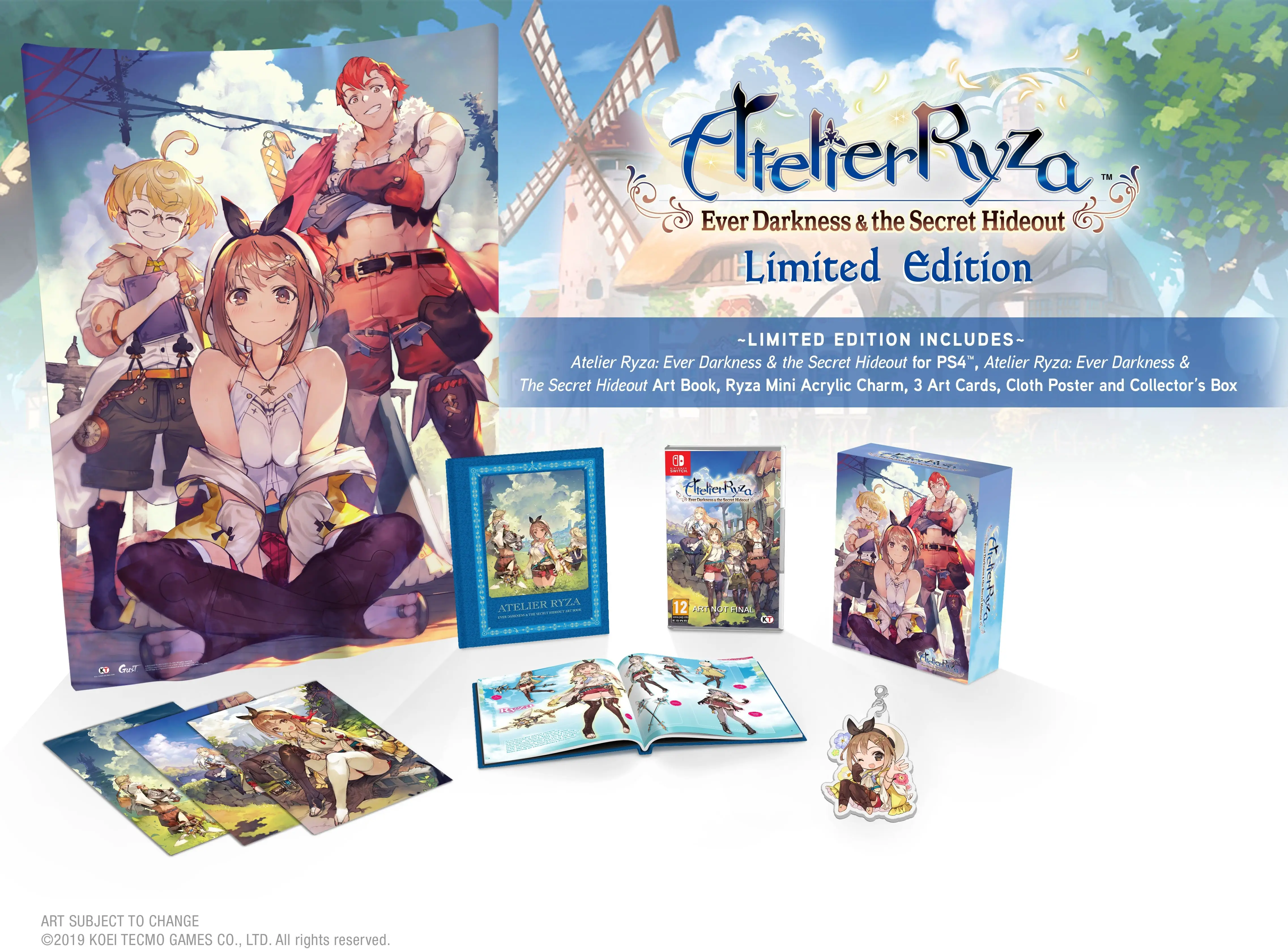 Capa de Atelier Ryza: Ever Darkness & the Secret Hideout Limited Edition