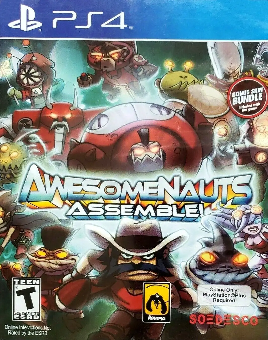Capa de Awesomenauts Assemble!