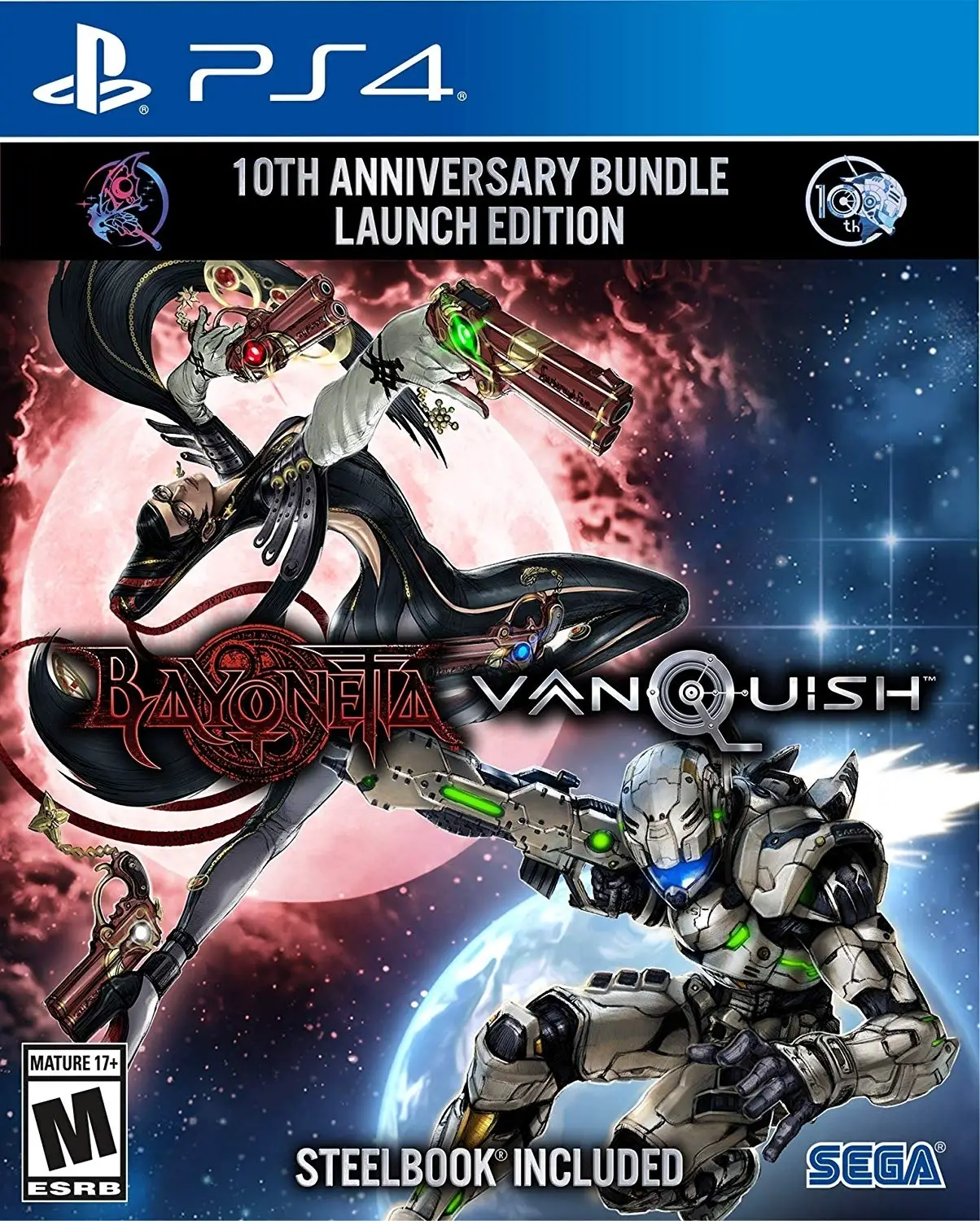 Capa de Bayonetta & Vanquish [10th Anniversary Bundle Launch Edition]