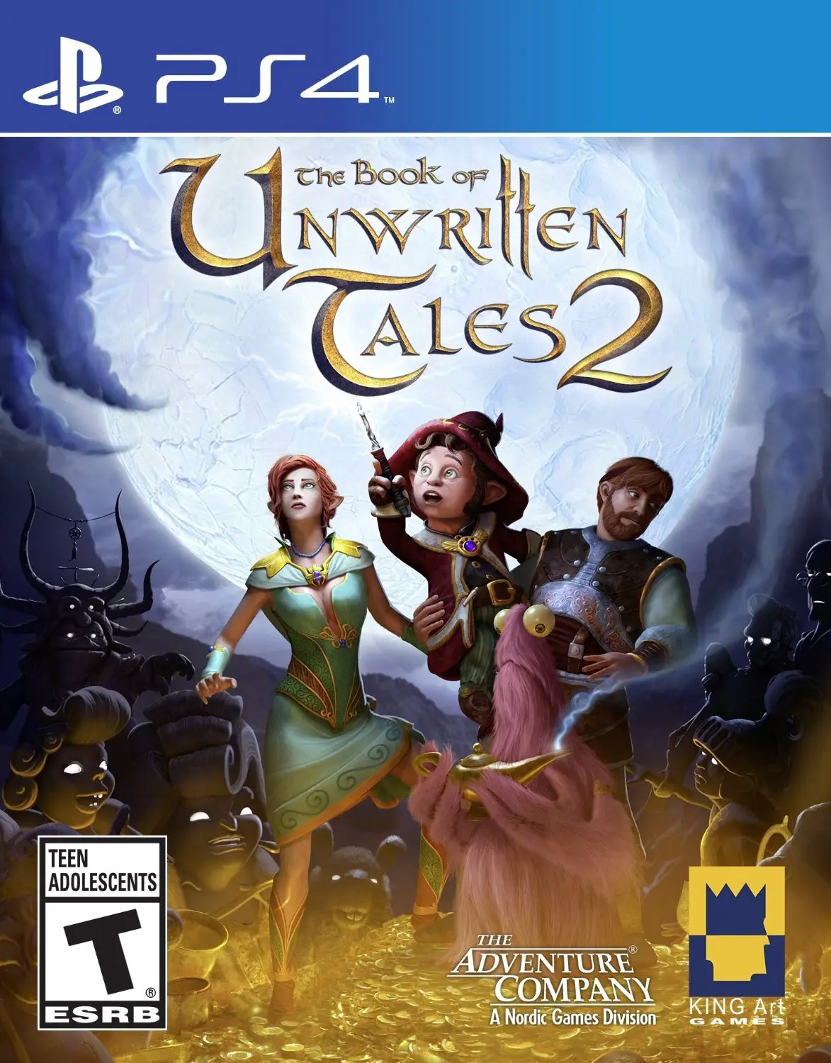 Capa de Book of Unwritten Tales 2