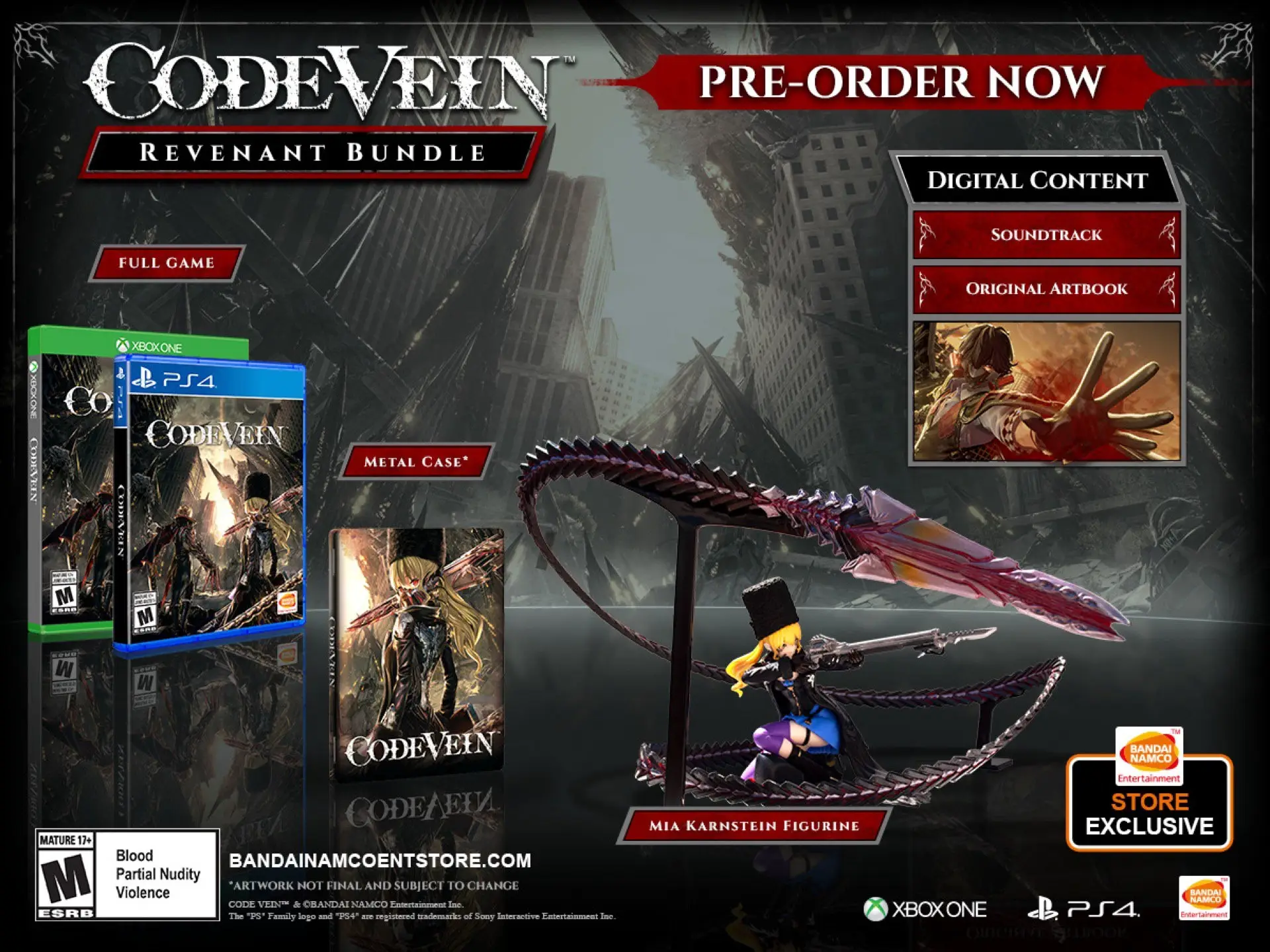 Capa de Code Vein [Revenant Bundle]