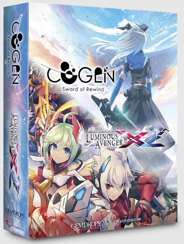 Capa de COGEN: Sword of Rewind & Gunvolt Chronicles: Luminous Avenger iX 2 Double Pack
