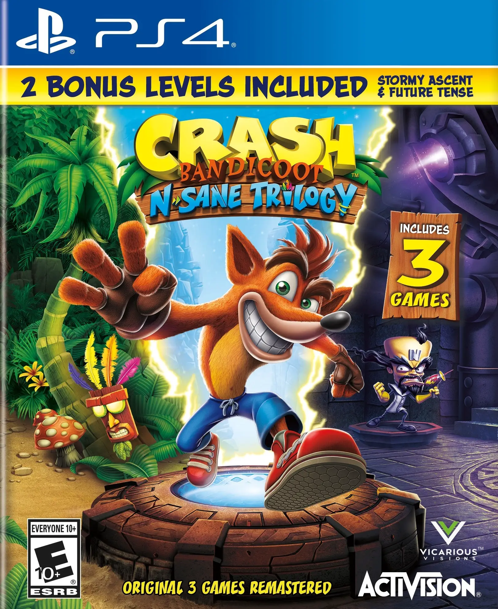 Capa de Crash Bandicoot: N. Sane Trilogy [2 Bonus Levels Included]