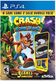 Capa de Crash Bandicoot N. Sane Trilogy [N. Sane Game & Sock Bundle Pack]