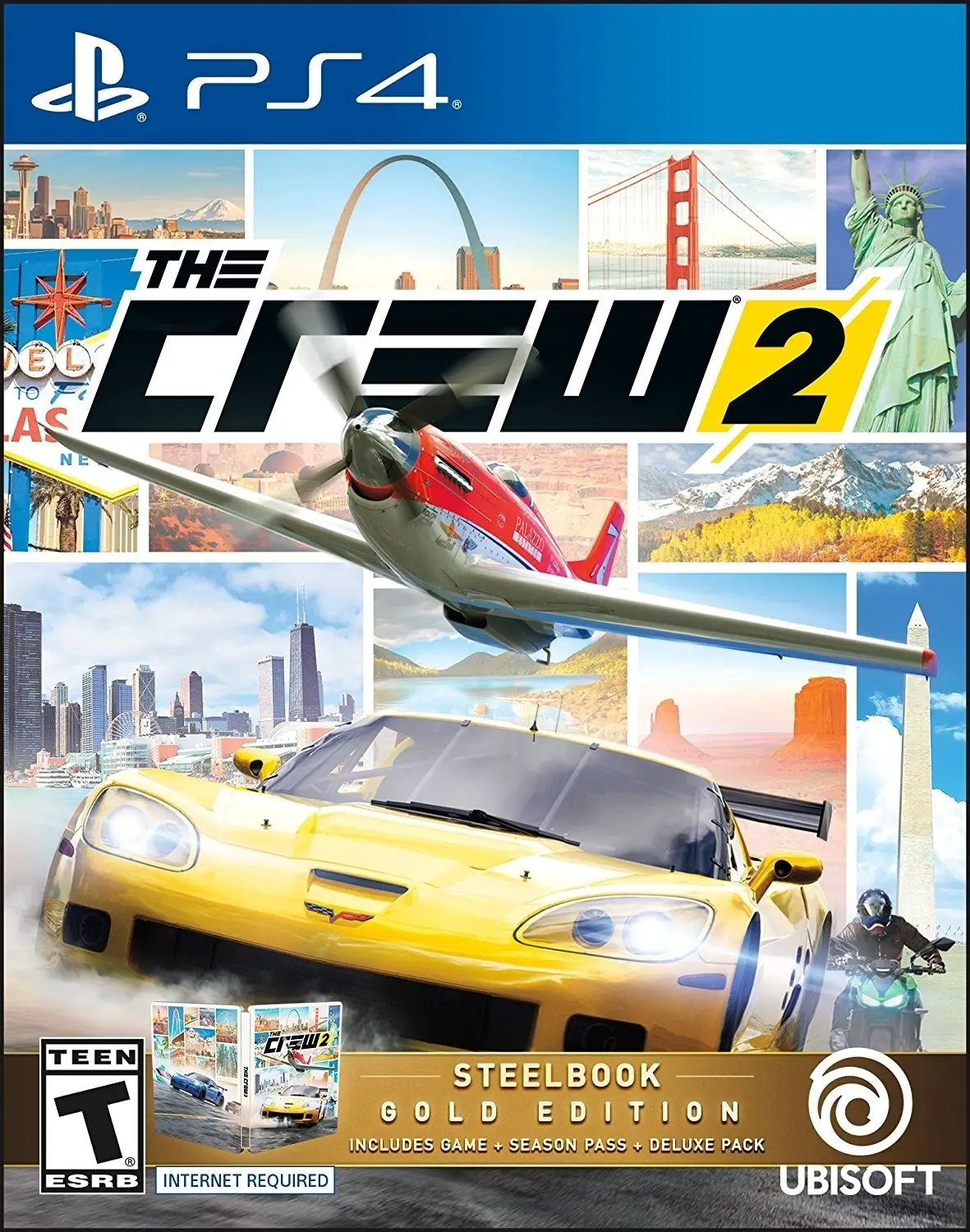 Capa de Crew 2 [Steelbook Gold Edition]