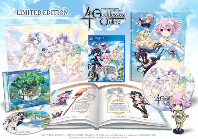 Capa de Cyberdimension neptunia 4 goddess online Limited Edition