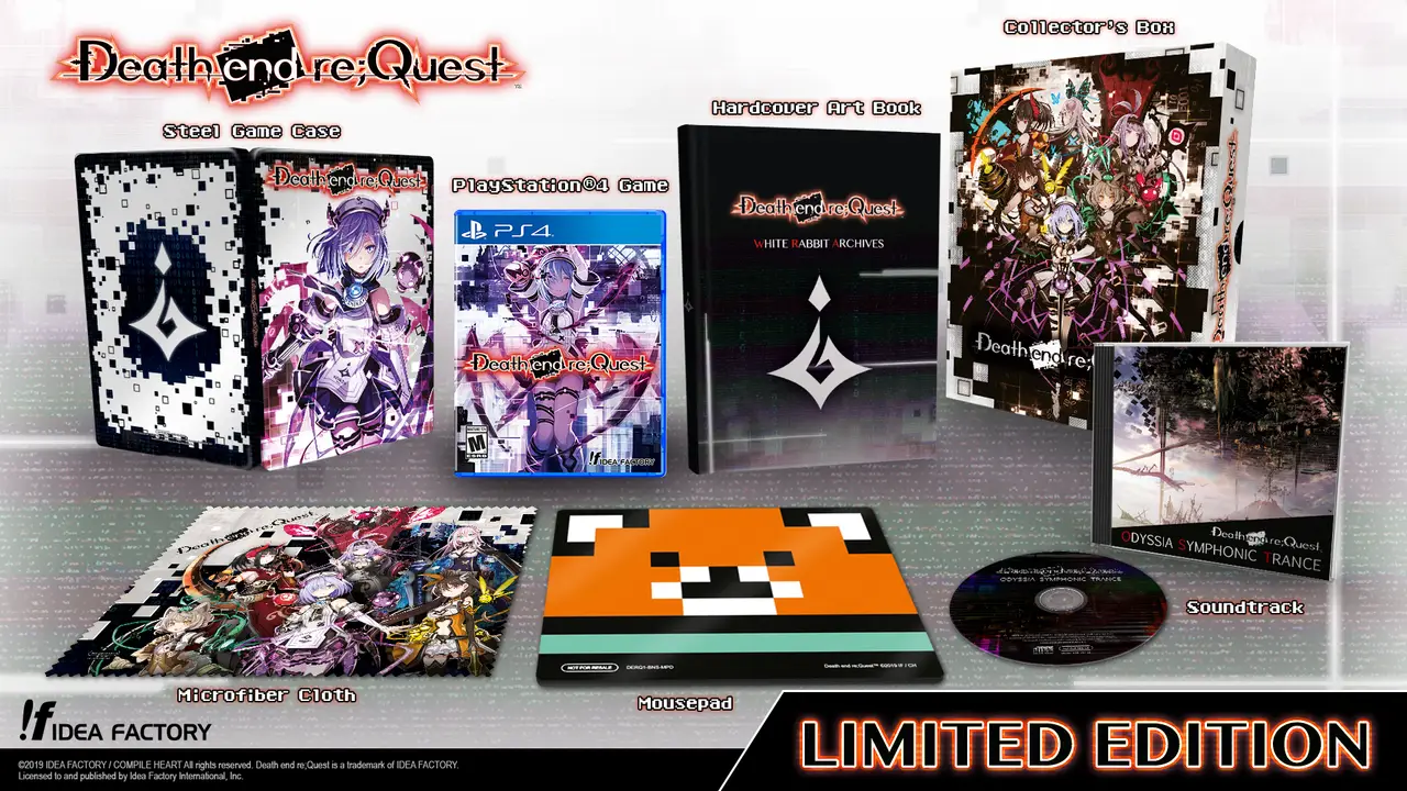 Capa de Death end re;Quest Limited Edition