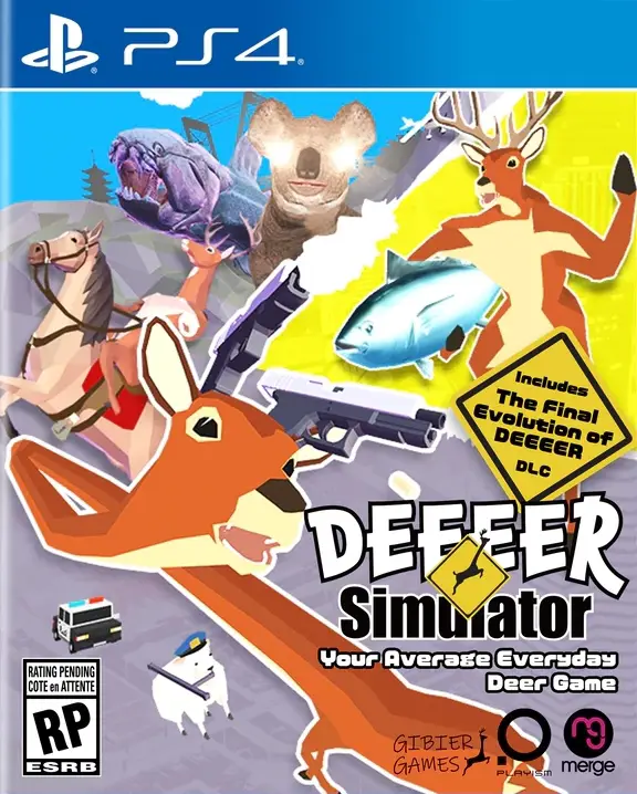 Capa de DEEEER Simulator: Your Average Everyday Deer Game