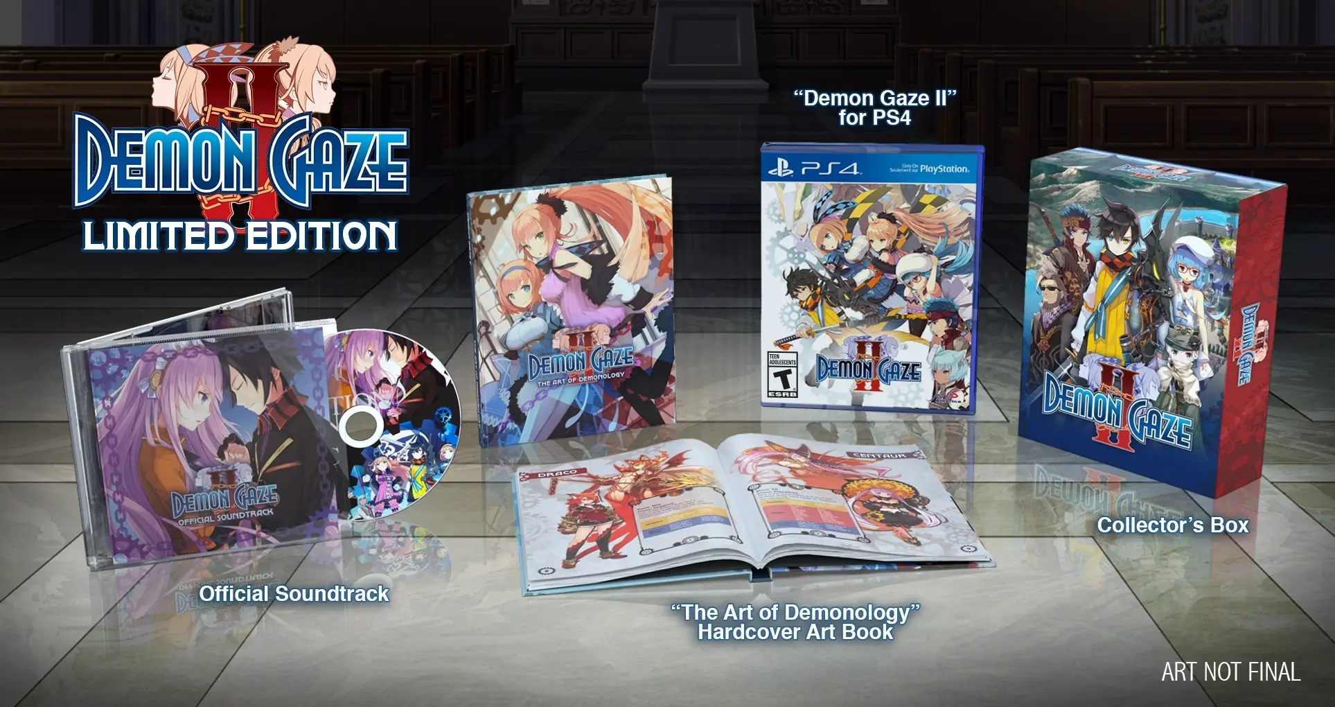 Capa de Demon Gaze II Limited Edition