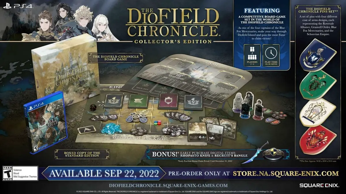 Capa de DioField Chronicle [Collector's Edition]