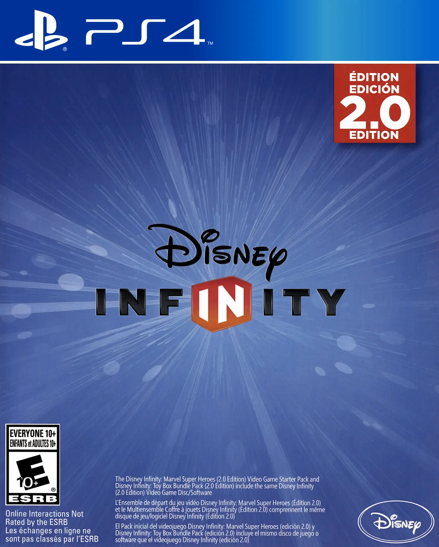 Capa de Disney Infinity 2.0 Edition