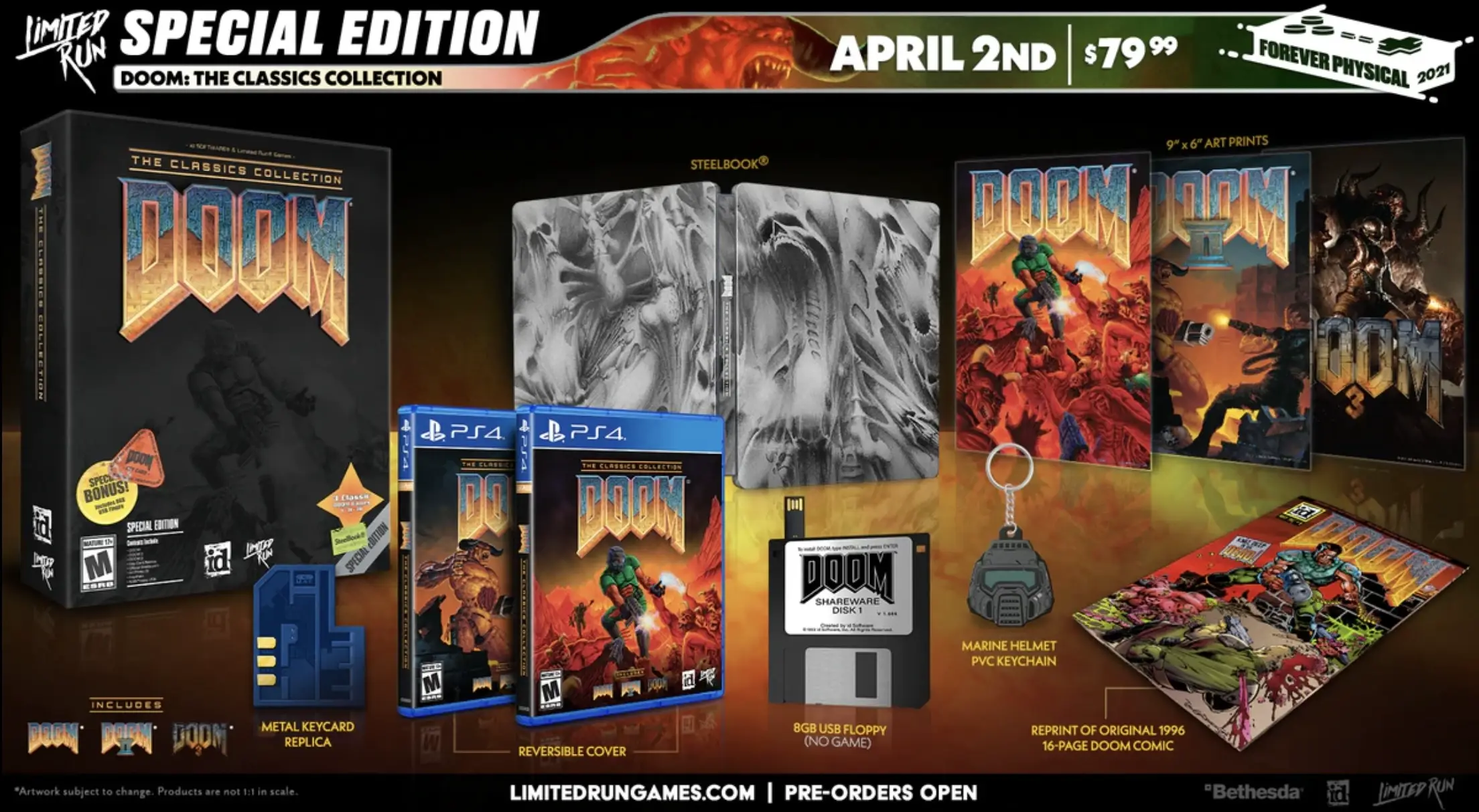 Capa de DOOM: The Classics Collection Special Edition