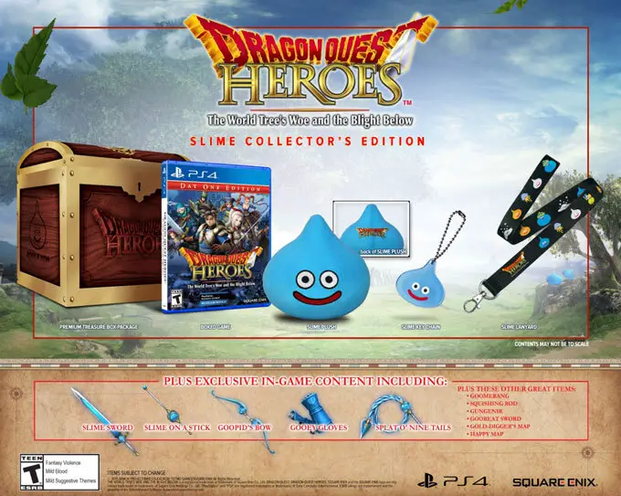 Capa de Dragon Quest Heroes: The World Tree's Woe and the Blight Below - Slime Collector's Edition