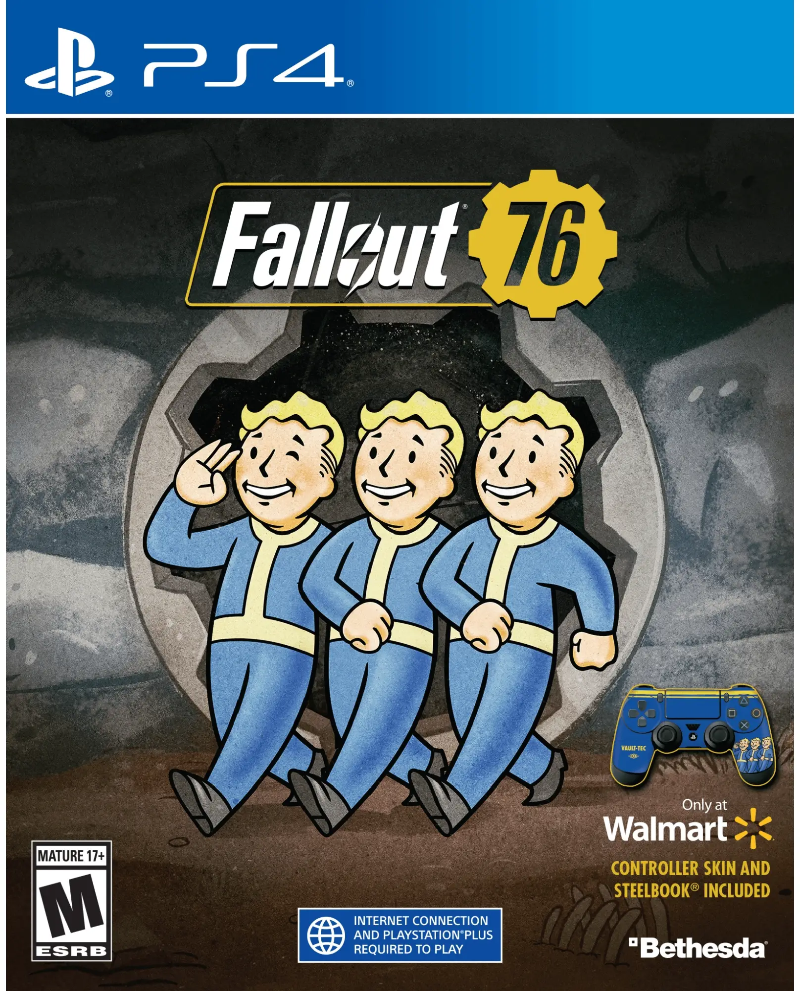 Capa de Fallout 76 [Walmart Steelbook Edition]