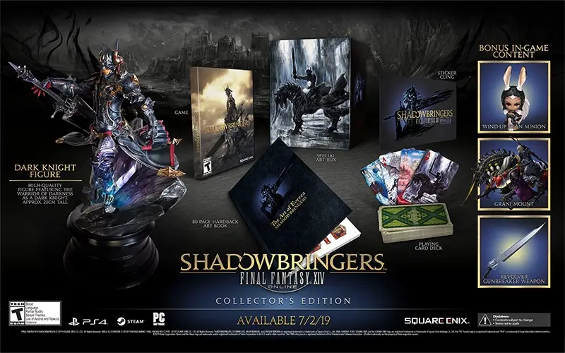 Capa de Final Fantasy XIV: Shadowbringers Collector's Edition